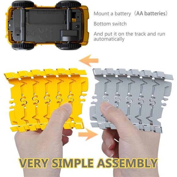 Kids Toys 253 PCS Construction Race Tracks Toy for 3 4 5 6 7 8 Year Old Boys - Picture 5 of 8